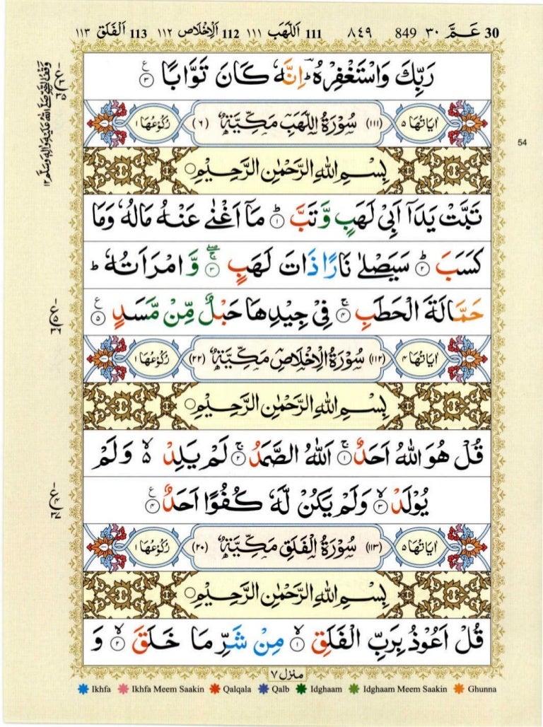 Detail Surat Al Falaq Dan Tajwidnya Nomer 21