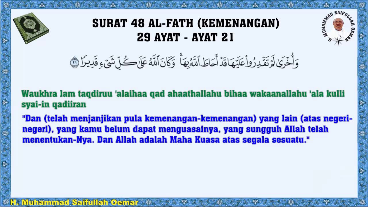 Detail Surat Al Fath Ayat 1 3 Nomer 7
