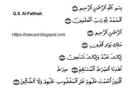 Detail Surat Al Fatihah Ayat 1 7 Nomer 5