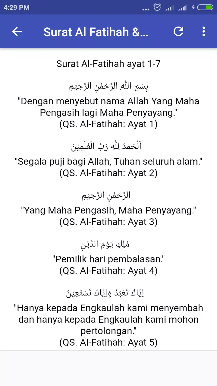 Detail Surat Al Fatihah Ayat 2 Nomer 37