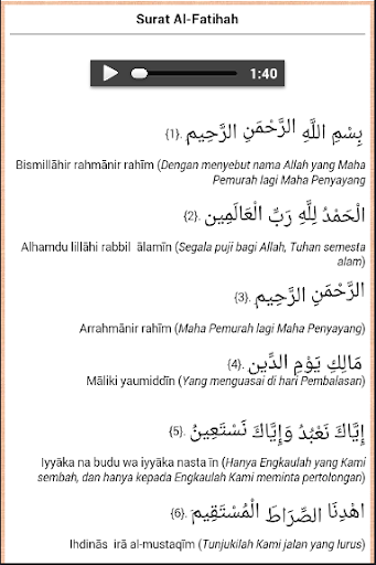 Detail Surat Al Fatihah Dan Latinnya Nomer 17