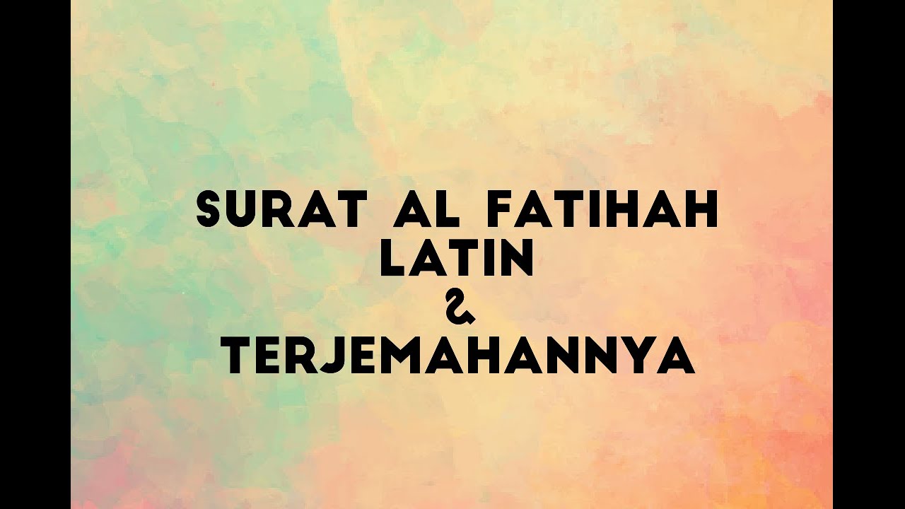 Detail Surat Al Fatihah Indonesia Nomer 43