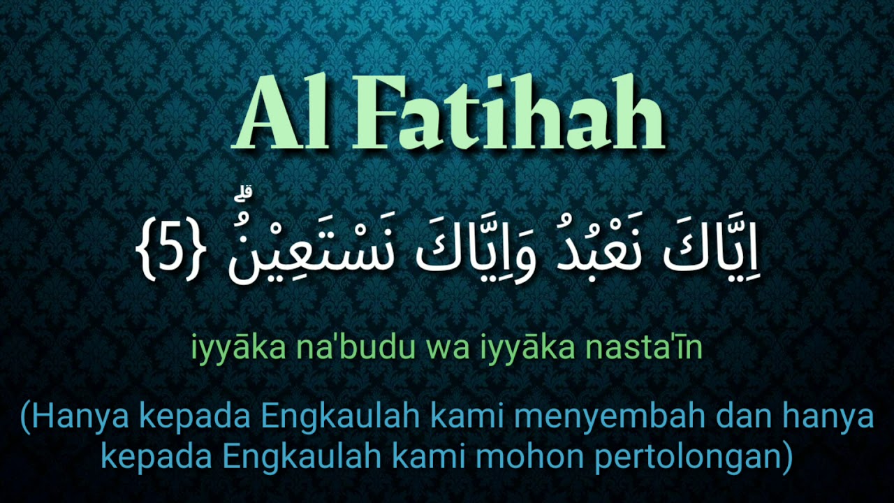 Detail Surat Al Fatihah Indonesia Nomer 6