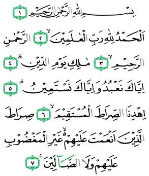 Detail Surat Al Fatihah Tulisan Latin Nomer 29