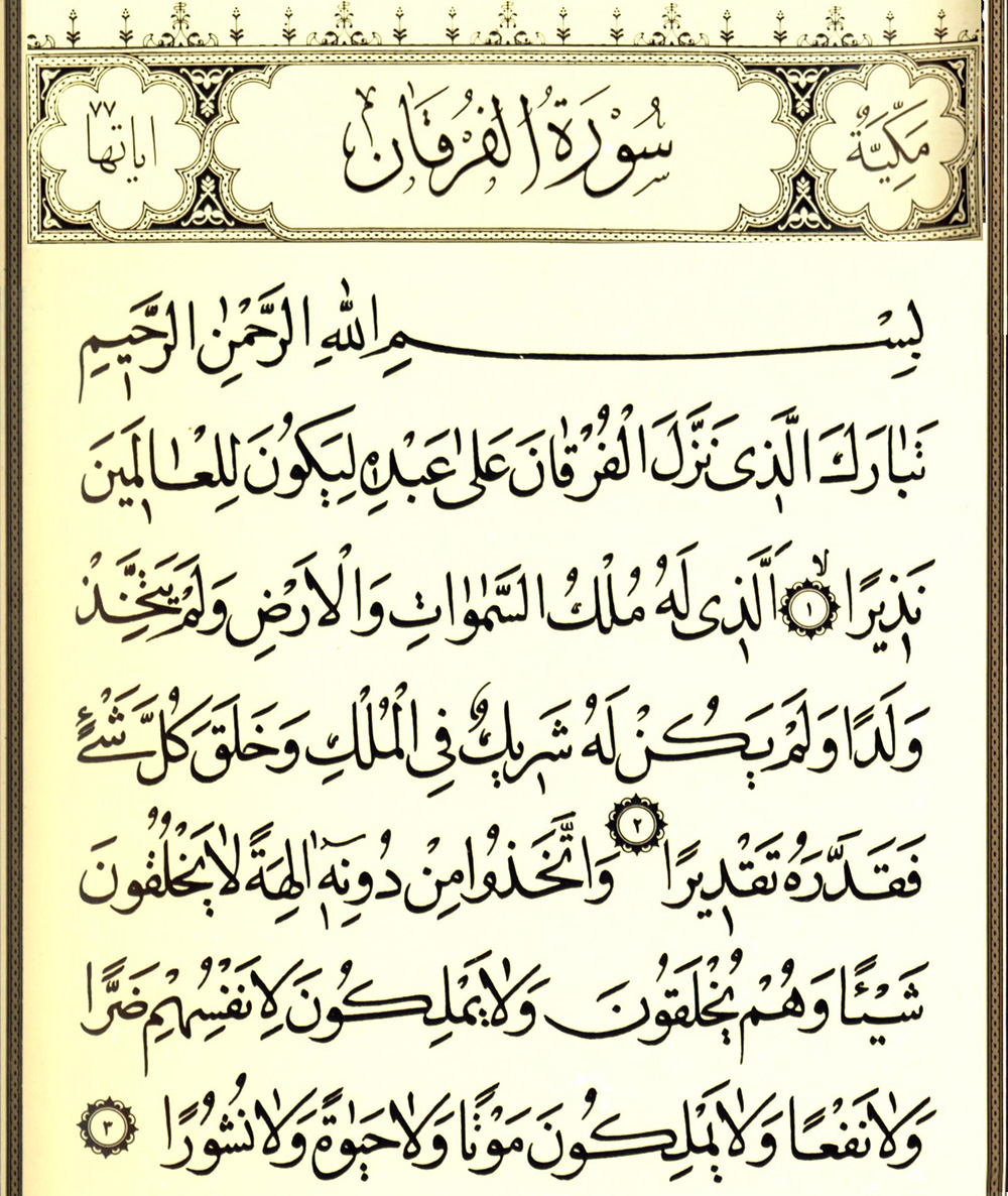 Detail Surat Al Furqan Ayat 60 Nomer 14