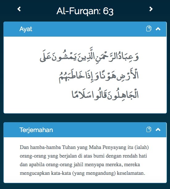 Detail Surat Al Furqan Ayat 63 77 Nomer 8