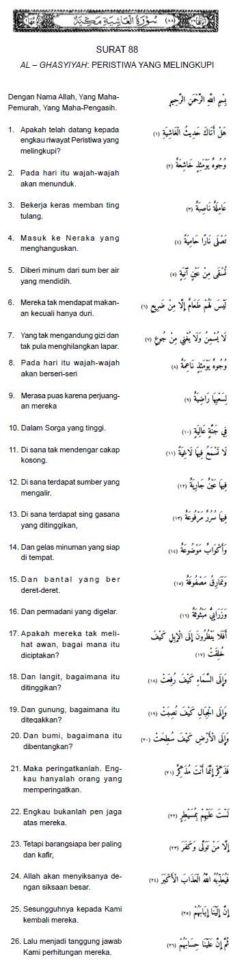 Detail Surat Al Ghasyiyah Ayat 1 26 Nomer 41
