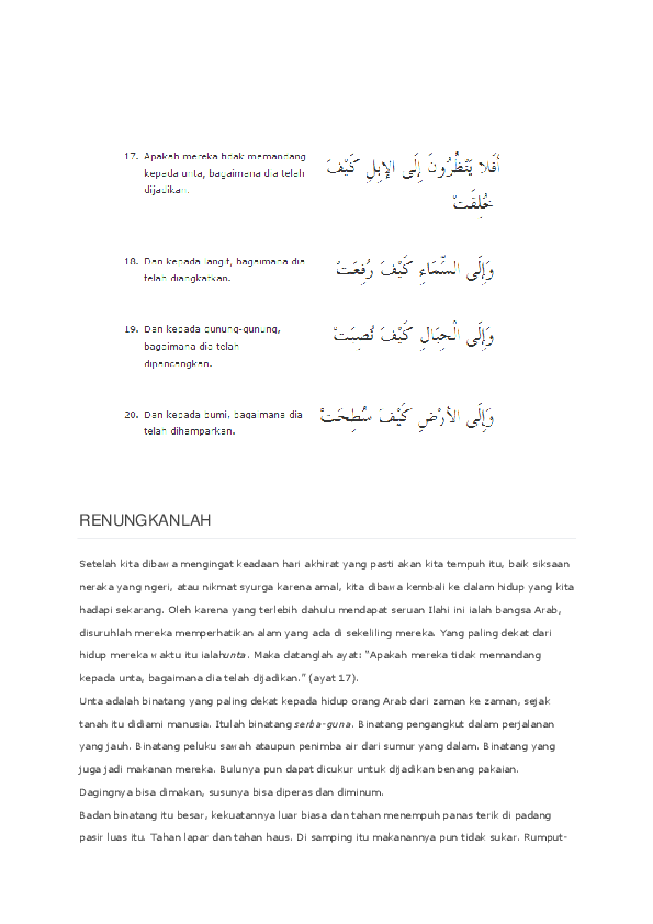 Detail Surat Al Ghasyiyah Ayat 6 7 Nomer 22