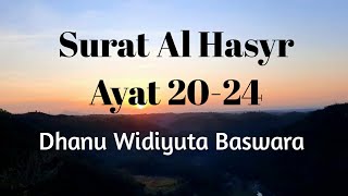 Detail Surat Al Hasyr Ayat 20 24 Nomer 42