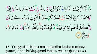 Detail Surat Al Hujurat 12 13 Nomer 9