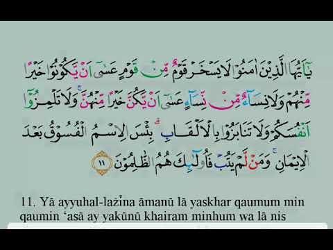 Detail Surat Al Hujurat Ayat 11 13 Nomer 12