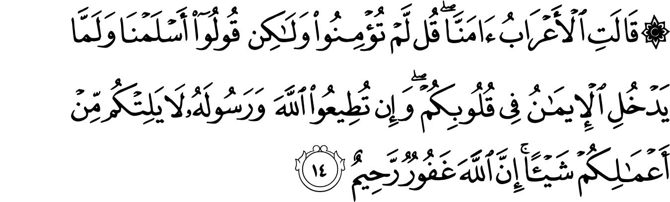 Detail Surat Al Hujurat Ayat 3 Nomer 13