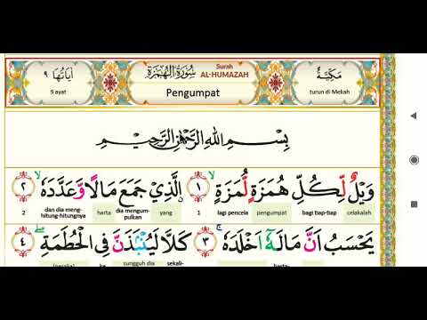 Detail Surat Al Humazah Dan Terjemahannya Nomer 18