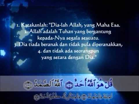 Detail Surat Al Ikhlas Terjemahan Nomer 24