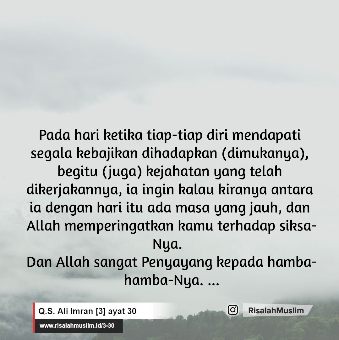 Detail Surat Al Imran Ayat 30 Nomer 17