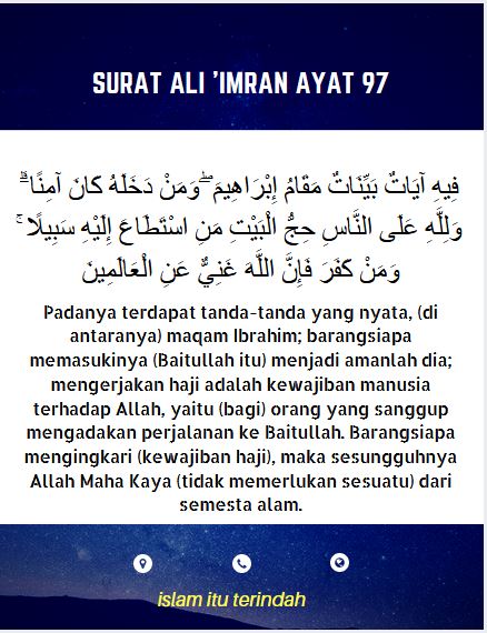 Detail Surat Al Imran Ayat 97 Nomer 34