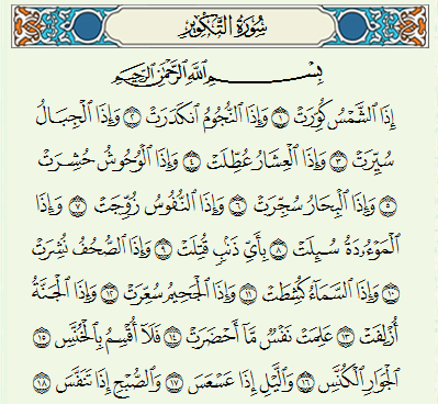 Detail Surat Al Infitar Latin Nomer 40