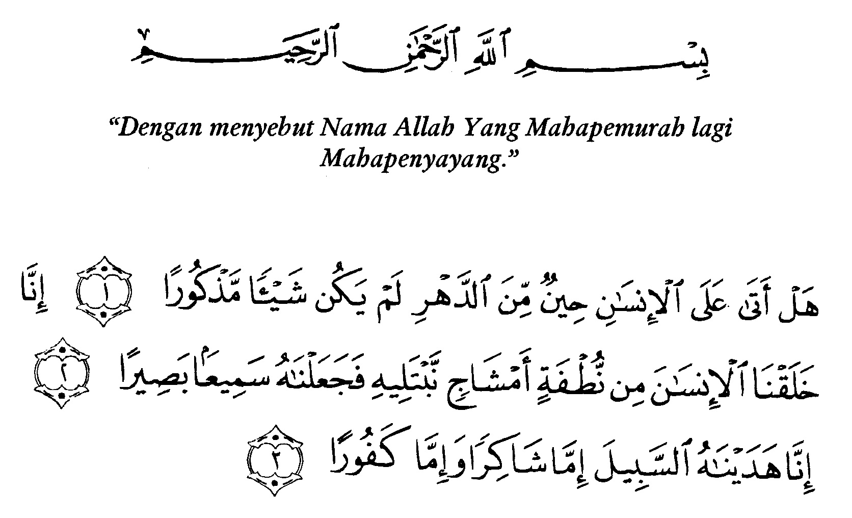 Detail Surat Al Insan Ayat 2 Nomer 6