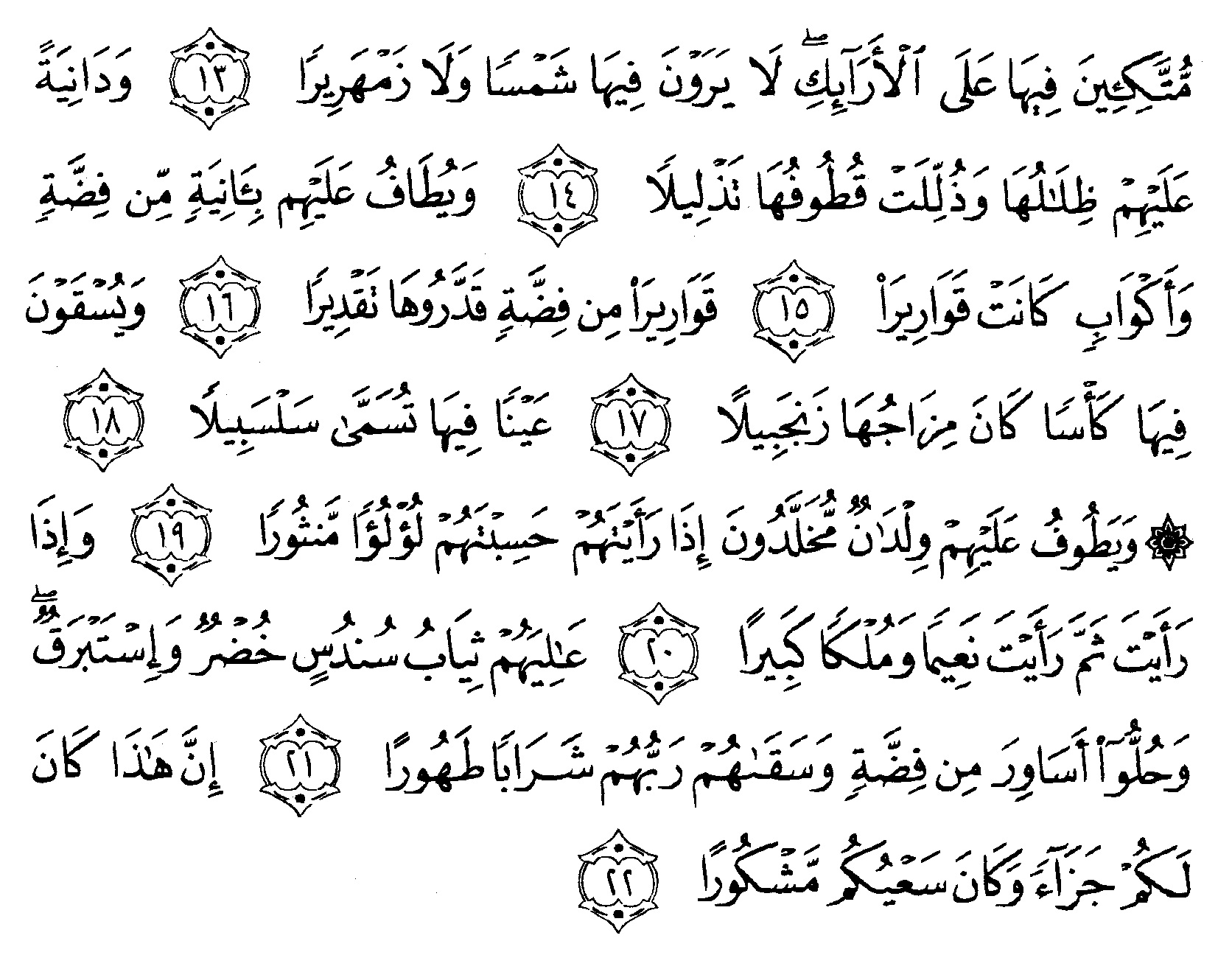 Detail Surat Al Insan Ayat 22 Nomer 6