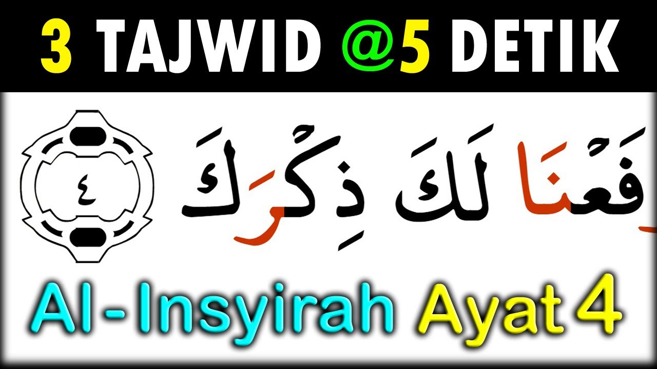 Detail Surat Al Insyirah Ayat 4 Nomer 7