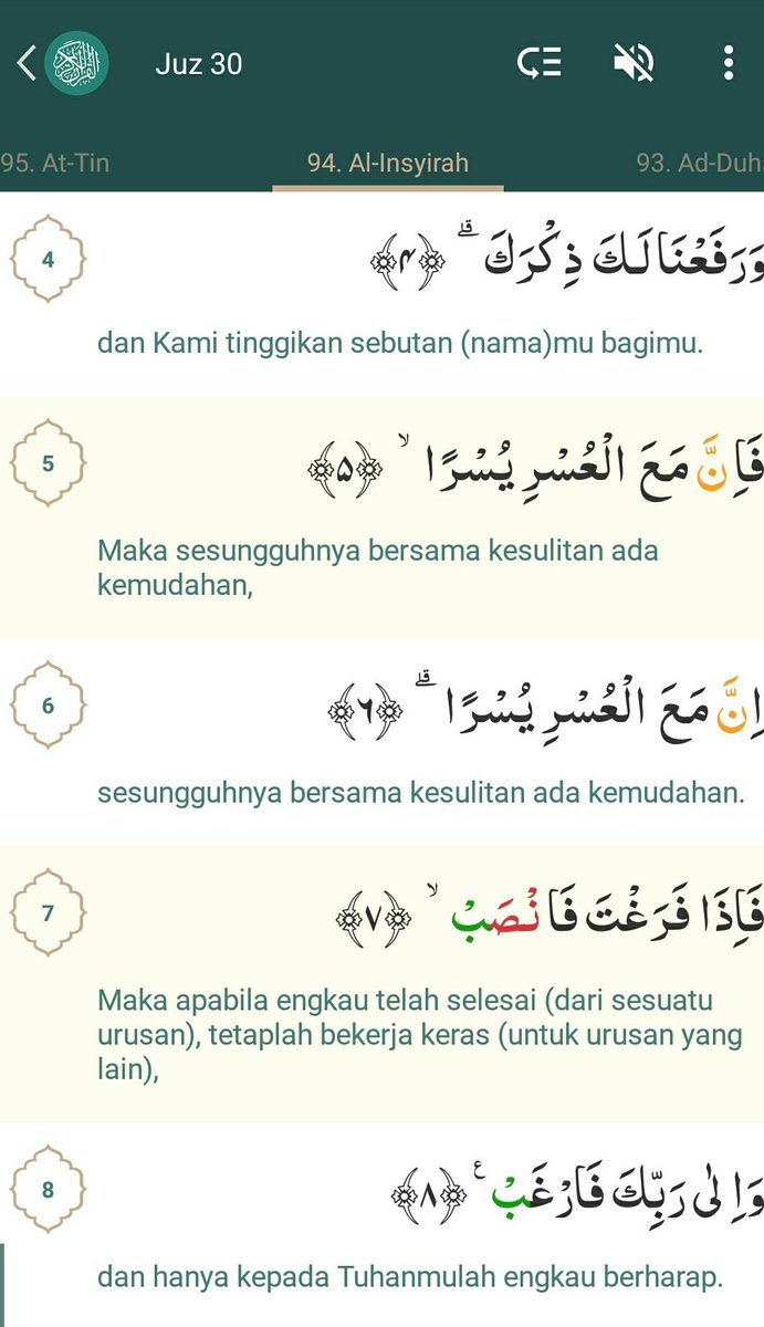 Detail Surat Al Insyirah Diturunkan Di Kota Nomer 34