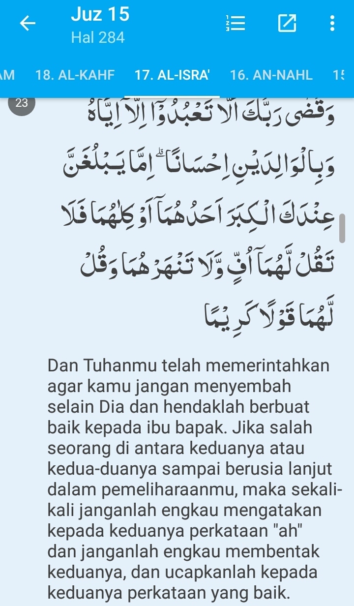 Detail Surat Al Isra Ayat 17 23 Nomer 4