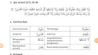 Detail Surat Al Isra Ayat 29 30 Nomer 15