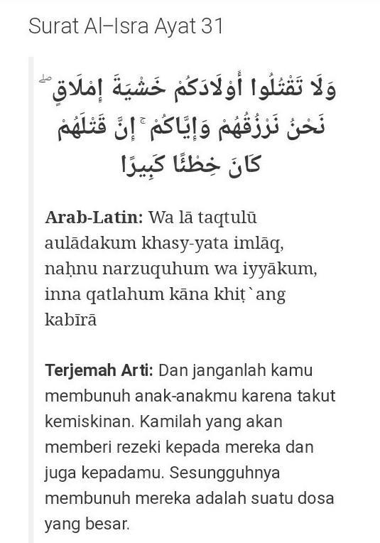 Detail Surat Al Isra Latin Dan Terjemahannya Nomer 6