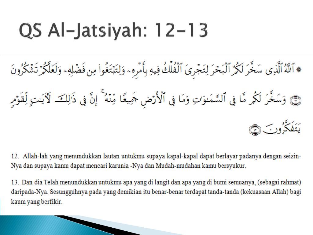 Detail Surat Al Jatsiyah Ayat 12 13 Nomer 3