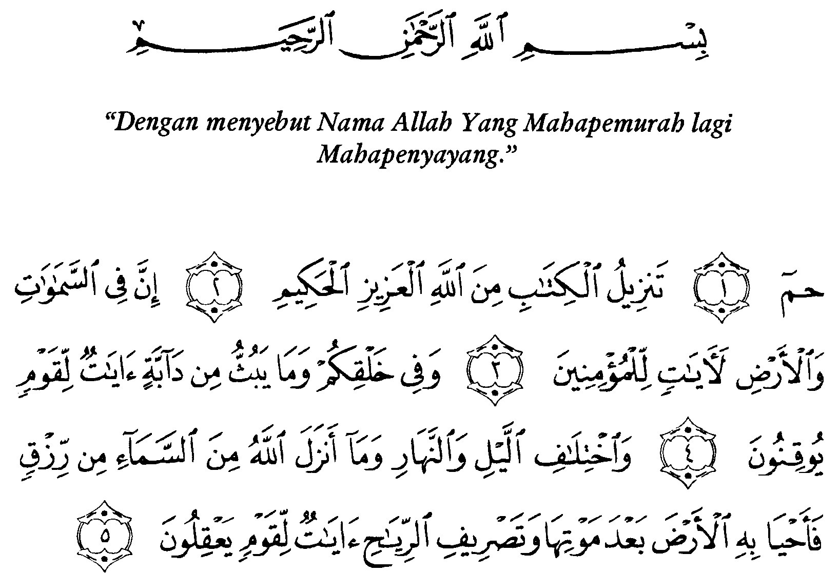 Detail Surat Al Jatsiyah Ayat 13 Nomer 18