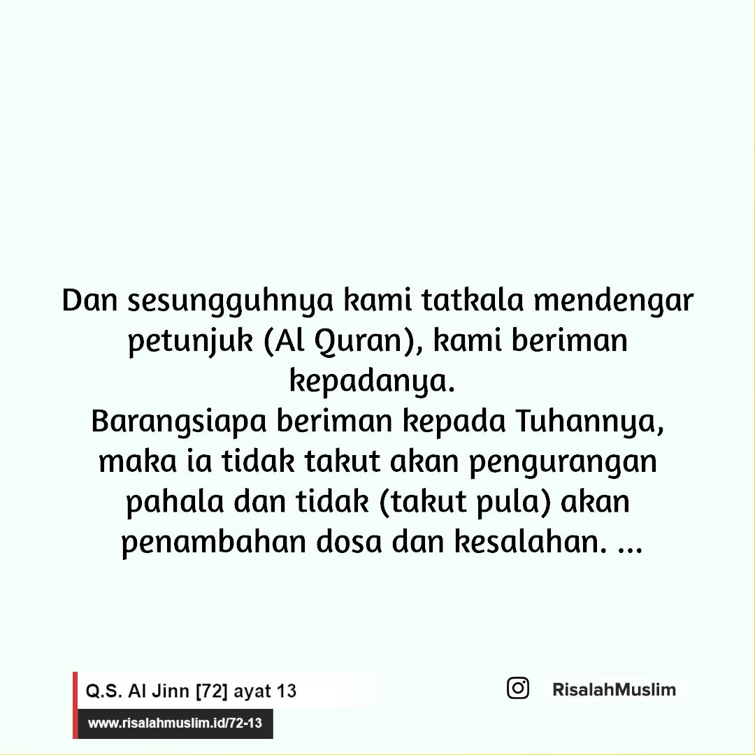 Detail Surat Al Jin Ayat 16 Nomer 34