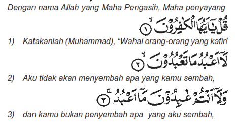 Detail Surat Al Kafirun Tergolong Surat Nomer 7