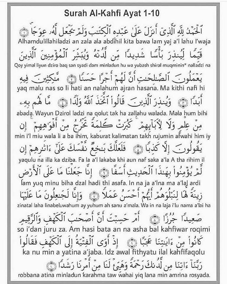 Detail Surat Al Kahfi Ayat 1 Sampai 10 Nomer 26