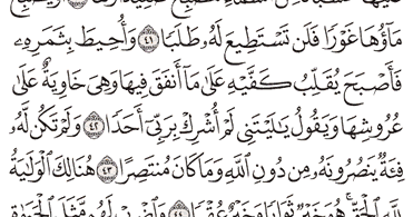 Detail Surat Al Kahfi Ayat 45 Nomer 11