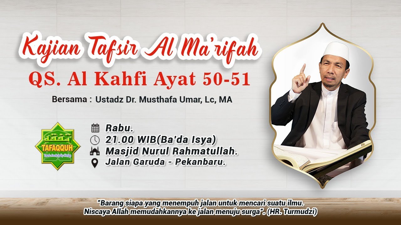 Detail Surat Al Kahfi Ayat 50 Nomer 53