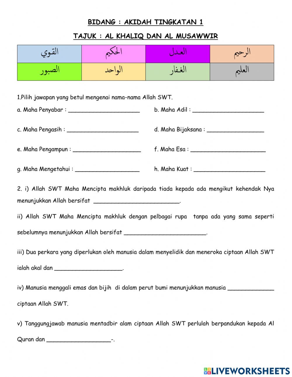 Detail Surat Al Khaliq Nomer 46