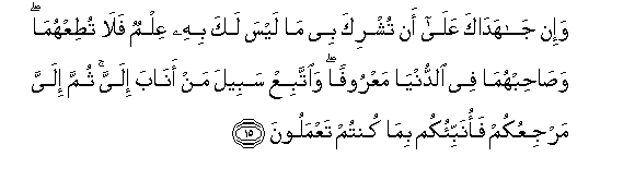 Detail Surat Al Luqman Ayat 15 Nomer 6