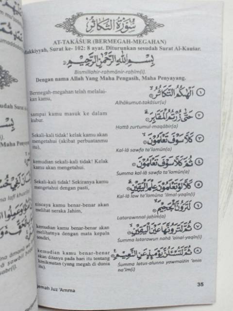 Detail Surat Al Ma Un Ayat 1 7 Latin Nomer 52