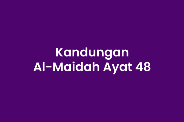 Detail Surat Al Maidah 48 Nomer 40