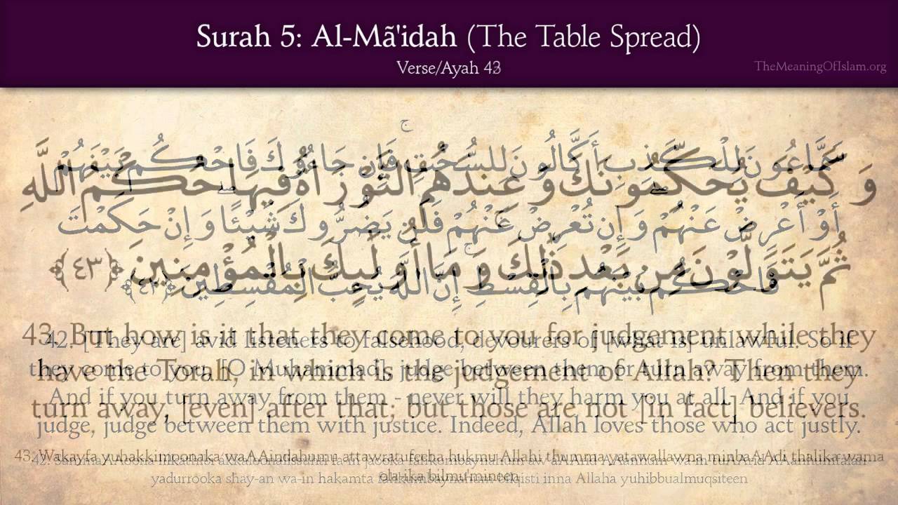 Detail Surat Al Maidah 5 8 Nomer 27