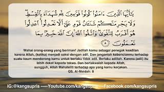 Detail Surat Al Maidah 5 8 Nomer 6