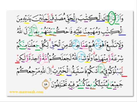 Detail Surat Al Maidah 5 Ayat 48 Nomer 13