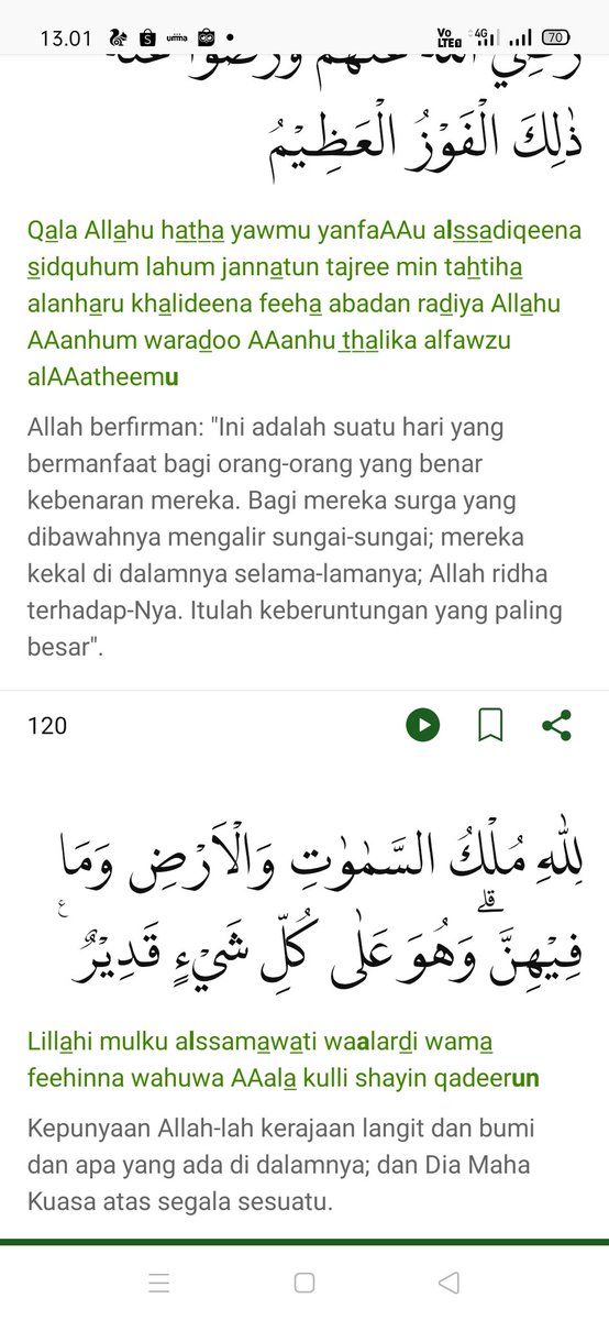 Surat Al Maidah Ayat 120 - KibrisPDR