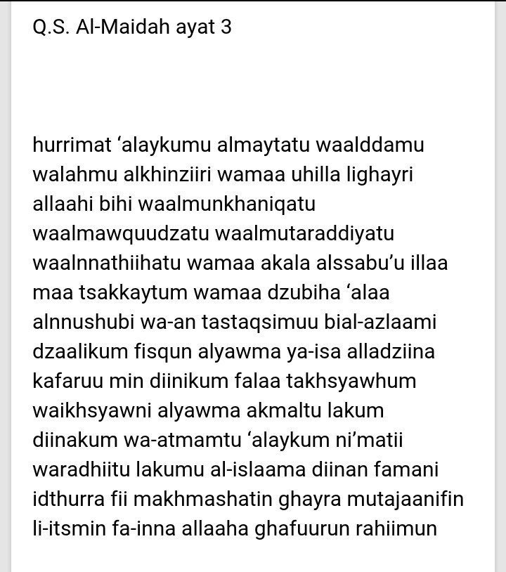 Detail Surat Al Maidah Ayat 2 Latin Nomer 13