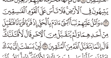 Detail Surat Al Maidah Ayat 27 Nomer 15