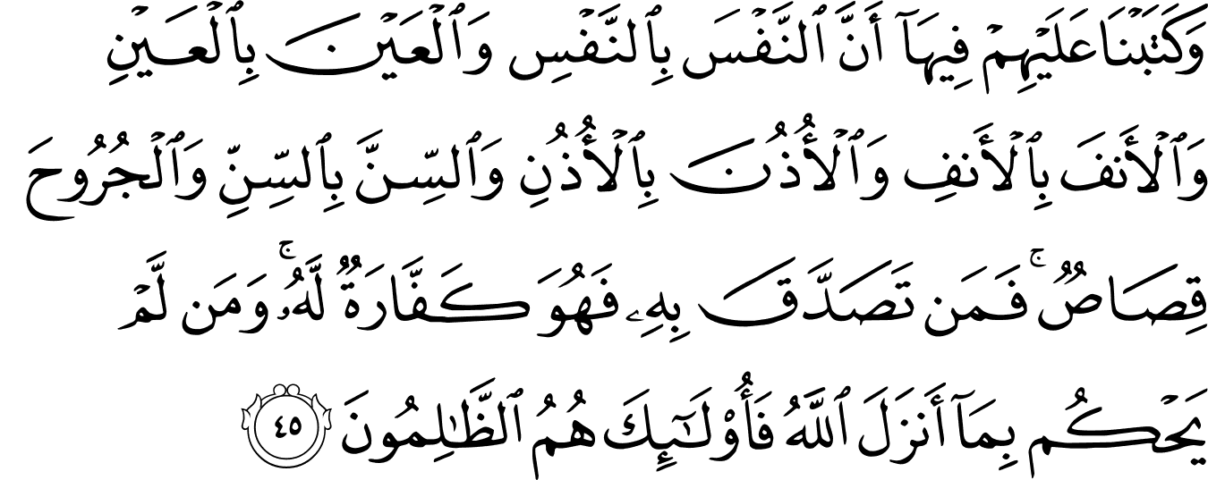 Detail Surat Al Maidah Ayat 44 Nomer 7