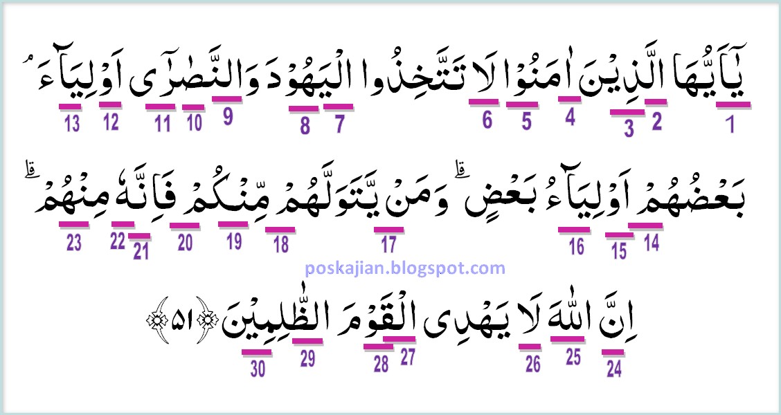 Surat Al Maidah Ayat 51 - 51+ Koleksi Gambar