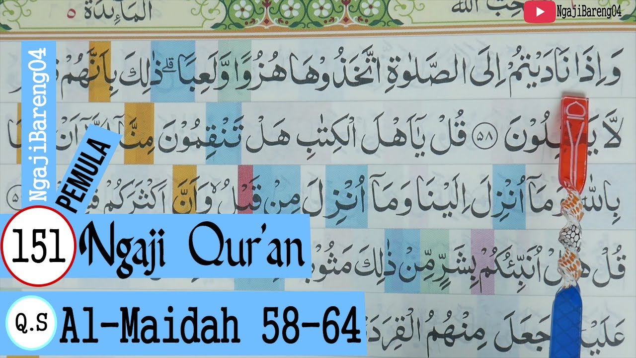 Detail Surat Al Maidah Ayat 58 Nomer 2