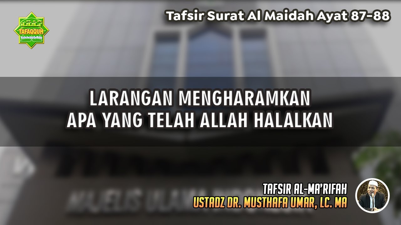 Detail Surat Al Maidah Ayat 87 Nomer 26