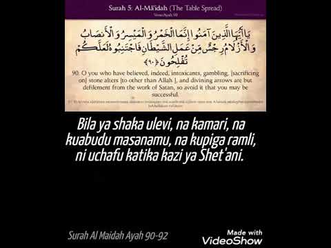 Detail Surat Al Maidah Ayat 92 Nomer 18